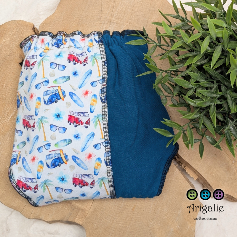 ERIKA | Culotte enfilable absorbante/Couche moulée | Taille Large 40-100 livres - prêt à partir