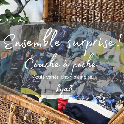KIT PREMIERS PAS - STARTER KIT | COUCHE À POCHE LYA  - prêt à partir