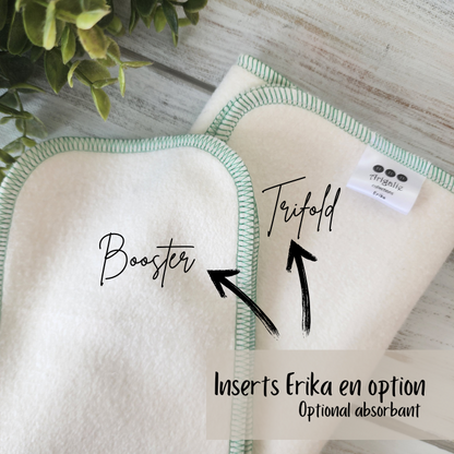 ERIKA | Culotte enfilable absorbante/Couche moulée | Taille Large 40-100 livres - prêt à partir
