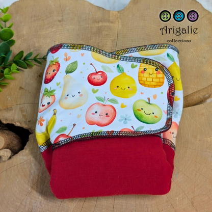 ADÈLE | PRÉPLATE | Couche lavable pré-boostée pré-assemblée | Taille Medium - prêt à partir