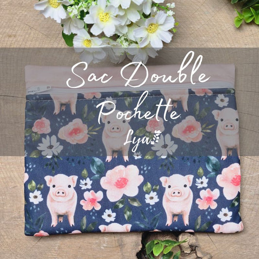 SAC DOUBLE POCHETTE IMPERMÉABLE | PRÊT À PARTIR |  LYA
