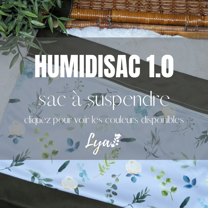 HUMIDISAC POUR COUCHES LAVABLE 1.0 | sac à suspendre | LYA - prêt à partir