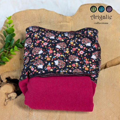 ADÈLE | PRÉPLATE | Couche lavable pré-boostée pré-assemblée | Taille Medium - prêt à partir