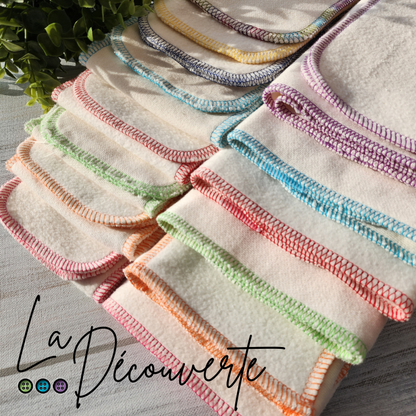 LOTS ÉCONOMIQUES | LA DÉCOUVERTE | INSERT/LANGE COUCHE LAVABLE - sur commande