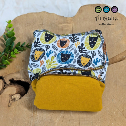ADÈLE | PRÉPLATE | Couche lavable pré-boostée pré-assemblée | Taille Medium - prêt à partir