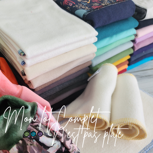 LOTS ÉCONOMIQUES | MON LOT COMPLET N'EST PAS PLATE! | COUCHES PLATES - sur commande