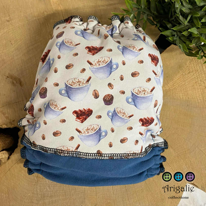 ERIKA | Culotte enfilable absorbante/Couche moulée | Taille Medium 12-45 livres - prêt à partir