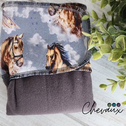 ADÈLE | PRÉPLATE | Couche lavable pré-boostée pré-assemblée | Taille Small - prêt à partir