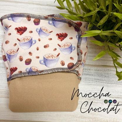 ADÈLE | PRÉPLATE | Couche lavable pré-boostée pré-assemblée | Taille Small - prêt à partir