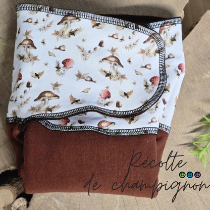 ADÈLE | PRÉPLATE | Couche lavable pré-boostée pré-assemblée | Taille large - prêt à partir