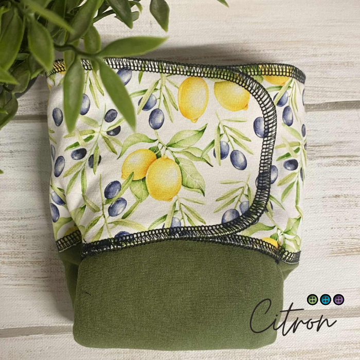 ADÈLE | PRÉPLATE | Couche lavable pré-boostée pré-assemblée | Taille Small - prêt à partir