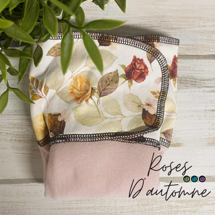 ADÈLE | PRÉPLATE | Couche lavable pré-boostée pré-assemblée | Taille Small - prêt à partir