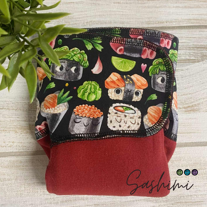 ADÈLE | PRÉPLATE | Couche lavable pré-boostée pré-assemblée | Taille Small - prêt à partir