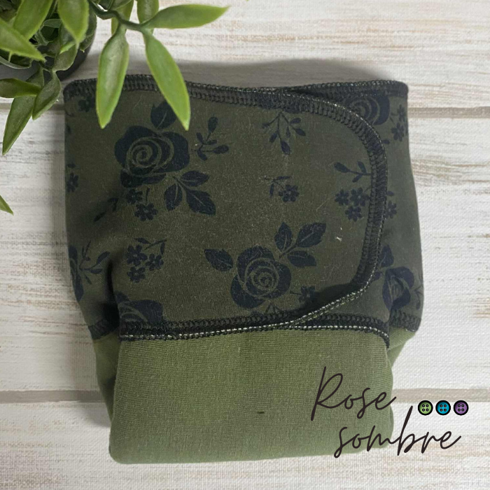 ADÈLE | PRÉPLATE | Couche lavable pré-boostée pré-assemblée | Taille Small - prêt à partir