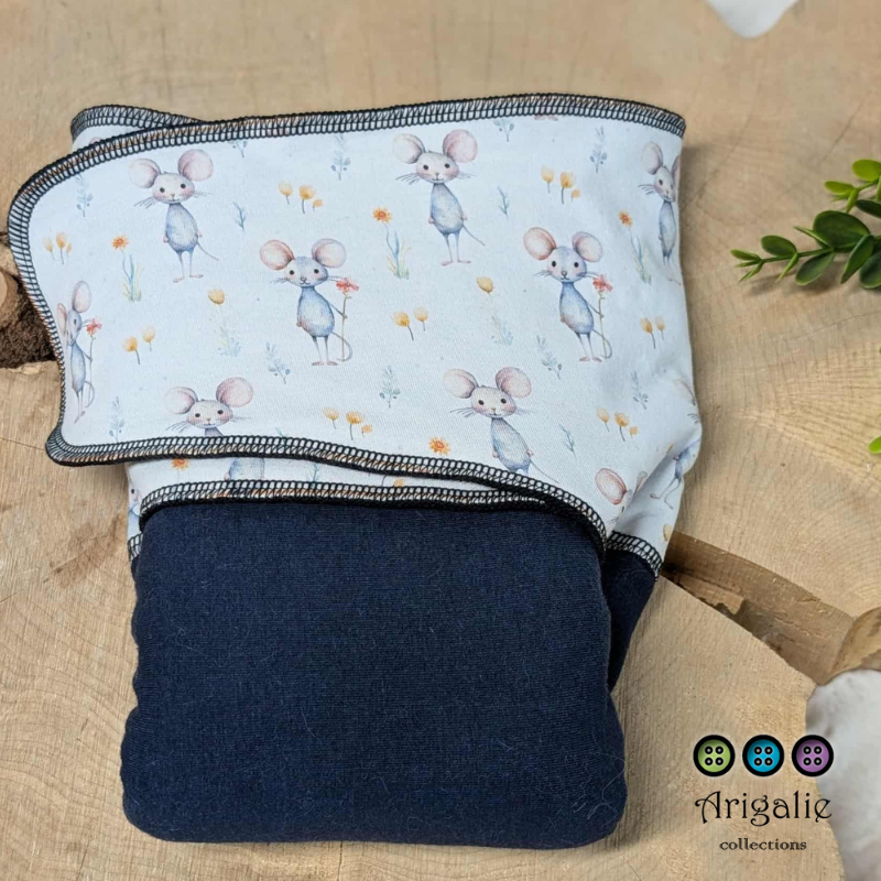 ADÈLE | PRÉPLATE | Couche lavable pré-boostée pré-assemblée | Taille large - prêt à partir