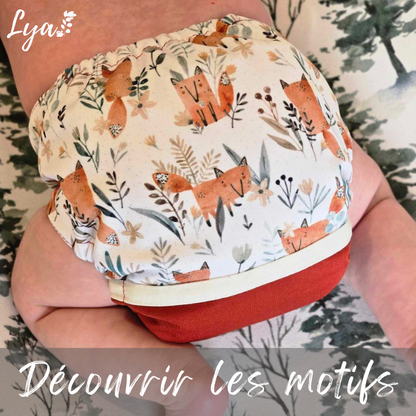 COUCHE TAILLE UNIQUE AVEC WRAP | COUCHE À POCHE LYA - Prête à partir - Collection 4.0