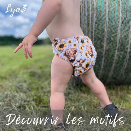 COUCHE À POCHE FULL PRINT | Taille unique | LYA  - prête à partir