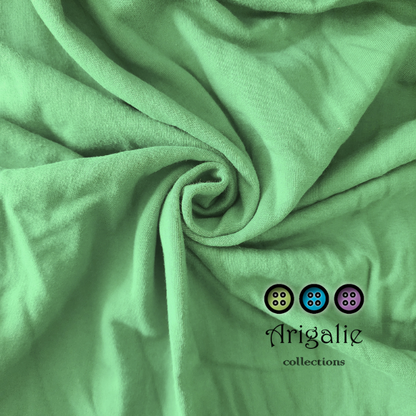 ARIANE DEMI-PLATE FRENCH TERRY | Bambou/Coton | Couche plate en French terry - Prêt à partir