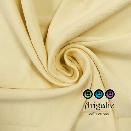 ARIANE DEMI-PLATE FRENCH TERRY | Bambou/Coton | Couche plate en French terry - Prêt à partir