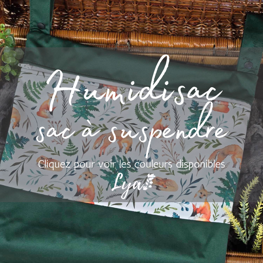 HUMIDISAC POUR COUCHES LAVABLE | sac à suspendre 3.0 | LYA - prêt à partir