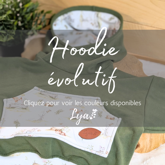 HOODIE ÉVOLUTIF | Coin stylé - prêt à partir