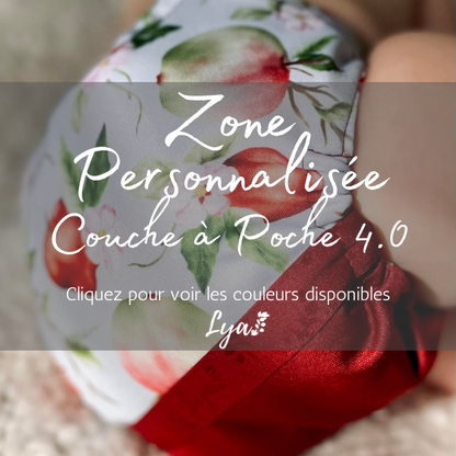 ZONE PERSONNALISÉE | COUCHE À POCHE LYA 4.0 - sur commande