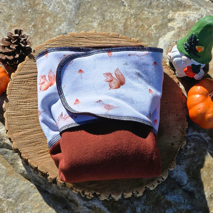 ADÈLE | PRÉPLATE | Couche lavable pré-boostée pré-assemblée | Taille Medium - prêt à partir