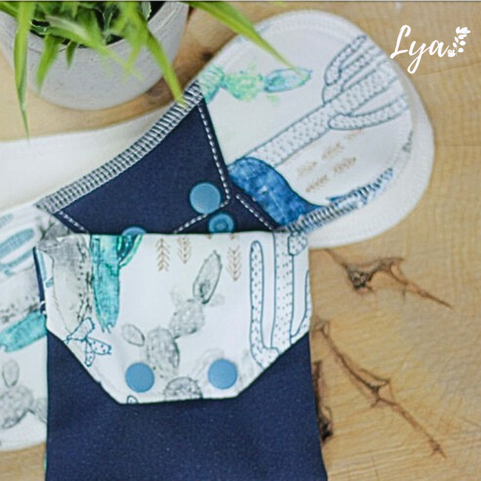 SERVIETTE HYGIÉNIQUE LAVABLE | Pour maman | LYA - sur commande
