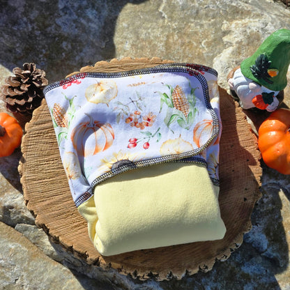 ADÈLE | PRÉPLATE | Couche lavable pré-boostée pré-assemblée | Taille Medium - prêt à partir