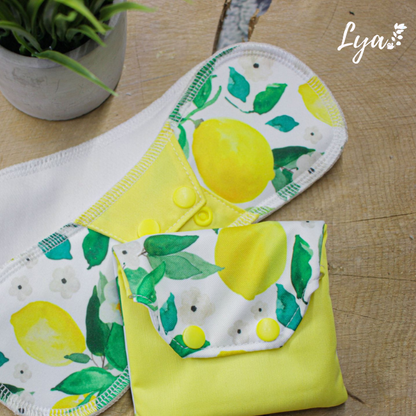 SERVIETTE HYGIÉNIQUE LAVABLE | Pour maman | LYA - sur commande