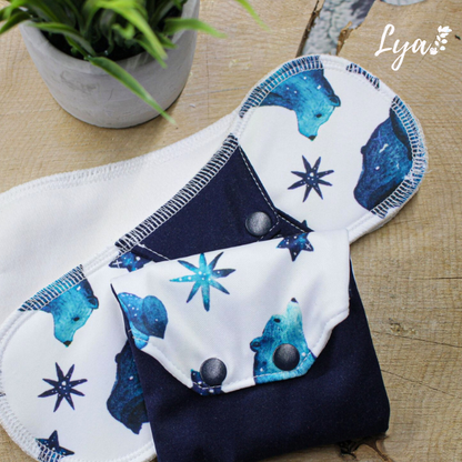 SERVIETTE HYGIÉNIQUE LAVABLE | Pour maman | LYA - sur commande