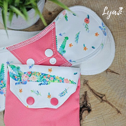 SERVIETTE HYGIÉNIQUE LAVABLE | Pour maman | LYA - sur commande