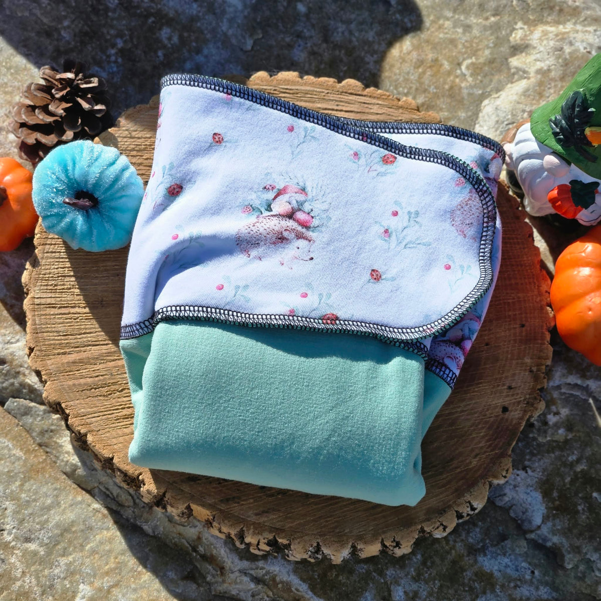 ADÈLE | PRÉPLATE | Couche lavable pré-boostée pré-assemblée | Taille Medium - prêt à partir