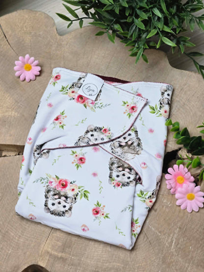 LYA | PRÉPLATE | Couche lavable pré-assemblée avec booster | Taille Medium - prêt à partir