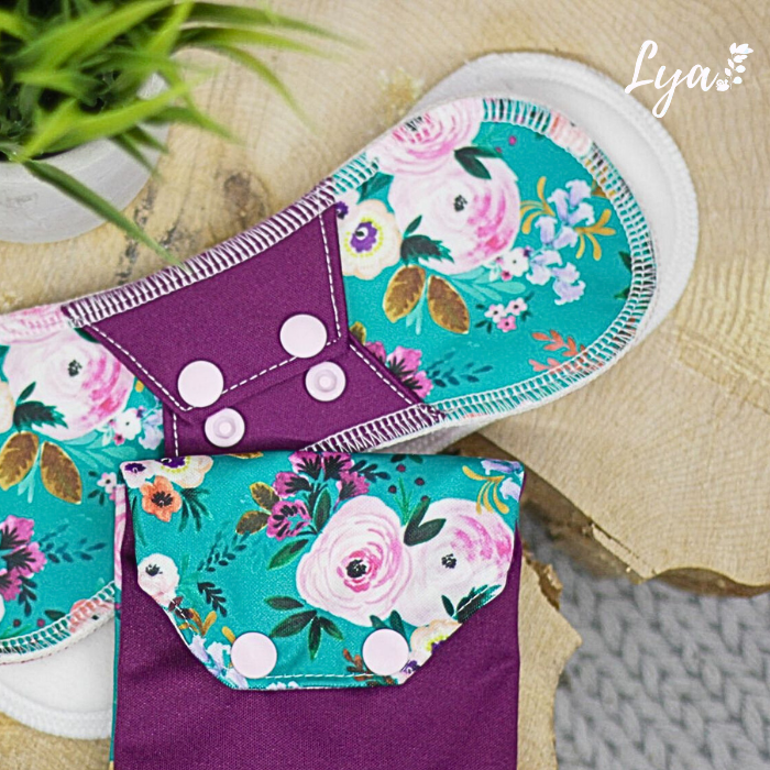 SERVIETTE HYGIÉNIQUE LAVABLE | Pour maman | LYA - sur commande