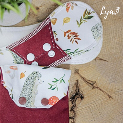 SERVIETTE HYGIÉNIQUE LAVABLE | Pour maman | LYA - sur commande