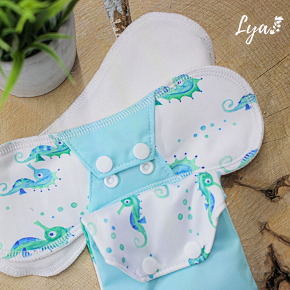 SERVIETTE HYGIÉNIQUE LAVABLE | Pour maman | LYA - sur commande