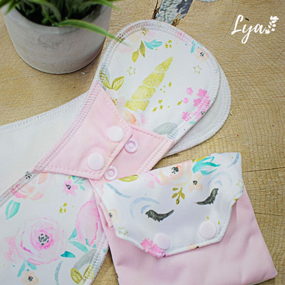 SERVIETTE HYGIÉNIQUE LAVABLE | Pour maman | LYA - sur commande