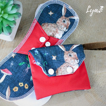 SERVIETTE HYGIÉNIQUE LAVABLE | Pour maman | LYA - sur commande