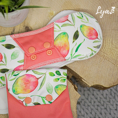 SERVIETTE HYGIÉNIQUE LAVABLE | Pour maman | LYA - sur commande