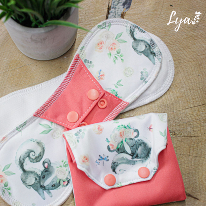 SERVIETTE HYGIÉNIQUE LAVABLE | Pour maman | LYA - sur commande