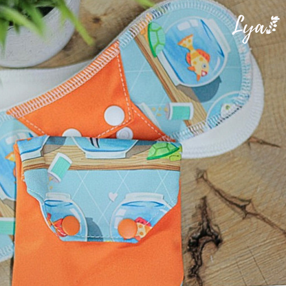 SERVIETTE HYGIÉNIQUE LAVABLE | Pour maman | LYA - sur commande