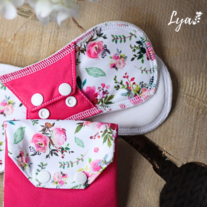 SERVIETTE HYGIÉNIQUE LAVABLE | Pour maman | LYA - sur commande