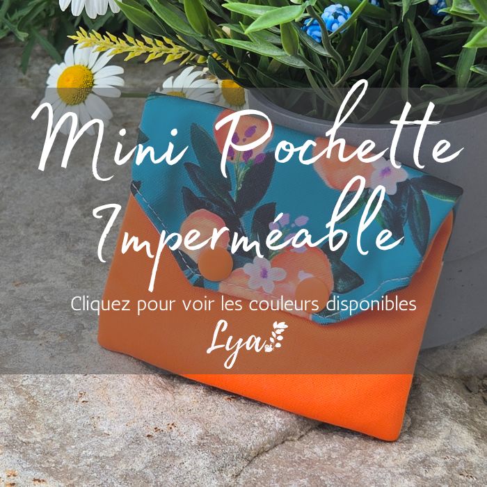MINI POCHETTE IMPERMÉABLE - Sac individuel | PRÊT À PARTIR |  LYA