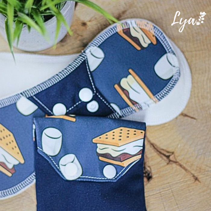 SERVIETTE HYGIÉNIQUE LAVABLE | Pour maman | LYA - sur commande