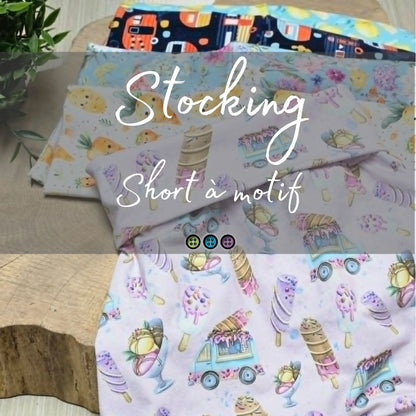 STOCKING - SHORT TOUT MOTIF | ARIGALIE - Coin stylé - Prêt à partir